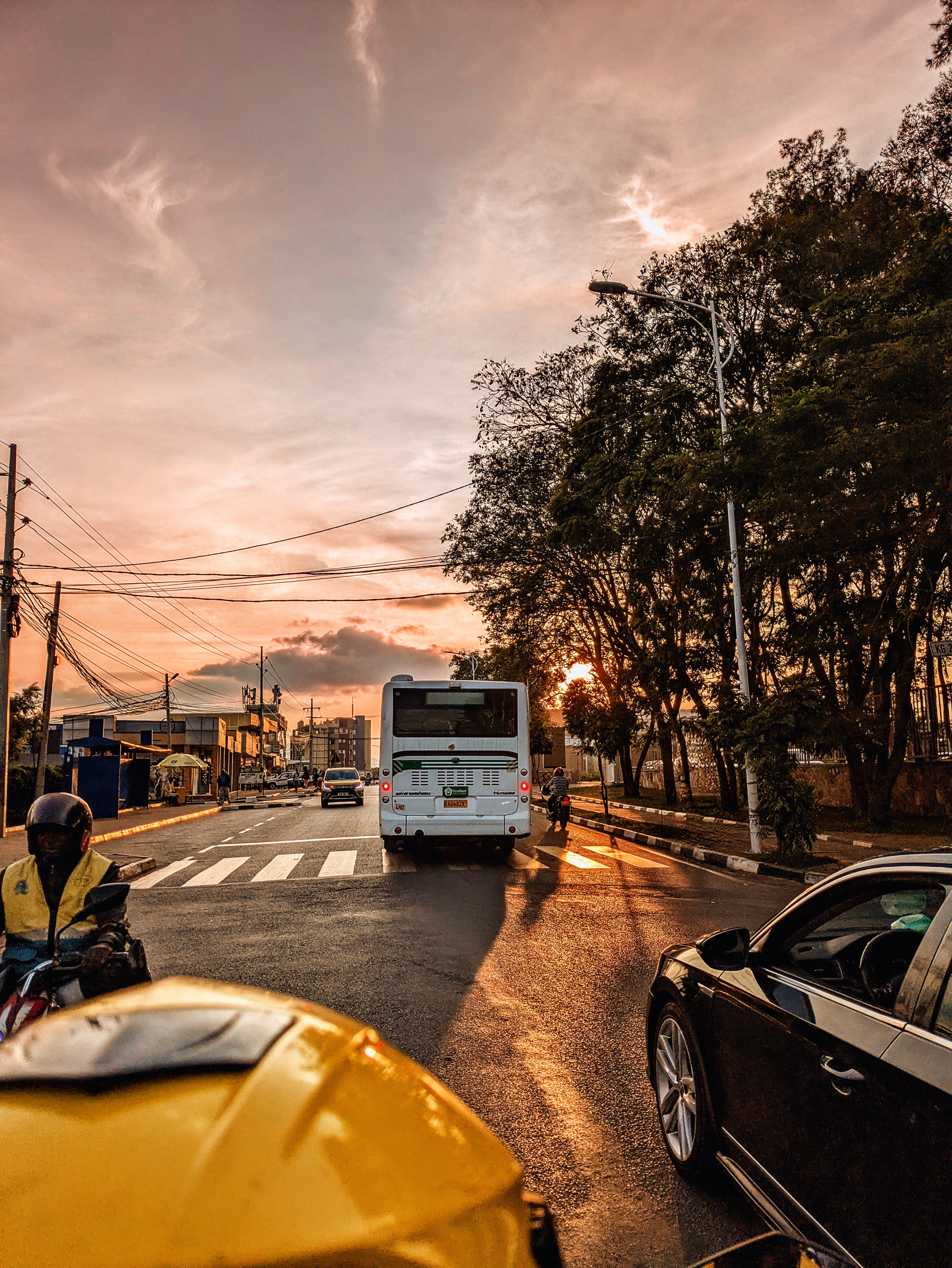 Sunset in Kigali