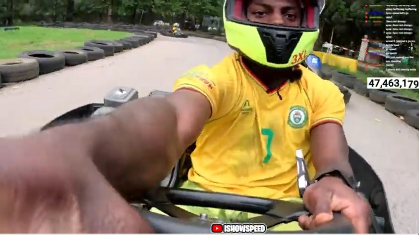 Ishowspeed-GoKart in Zimbabwe