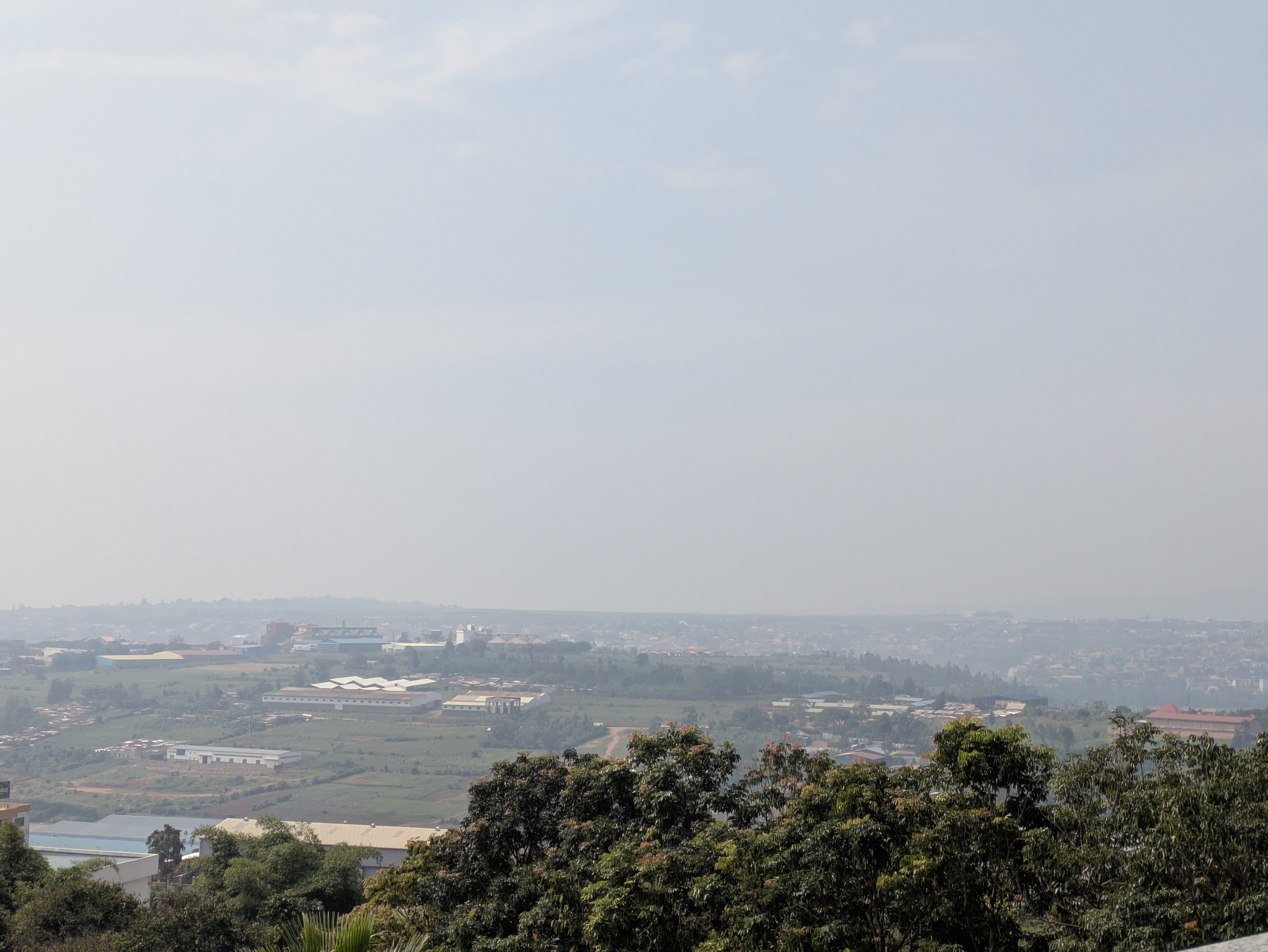Kigali Special Economic Zone View View of Kigali International Airport from Special Economic Zone
