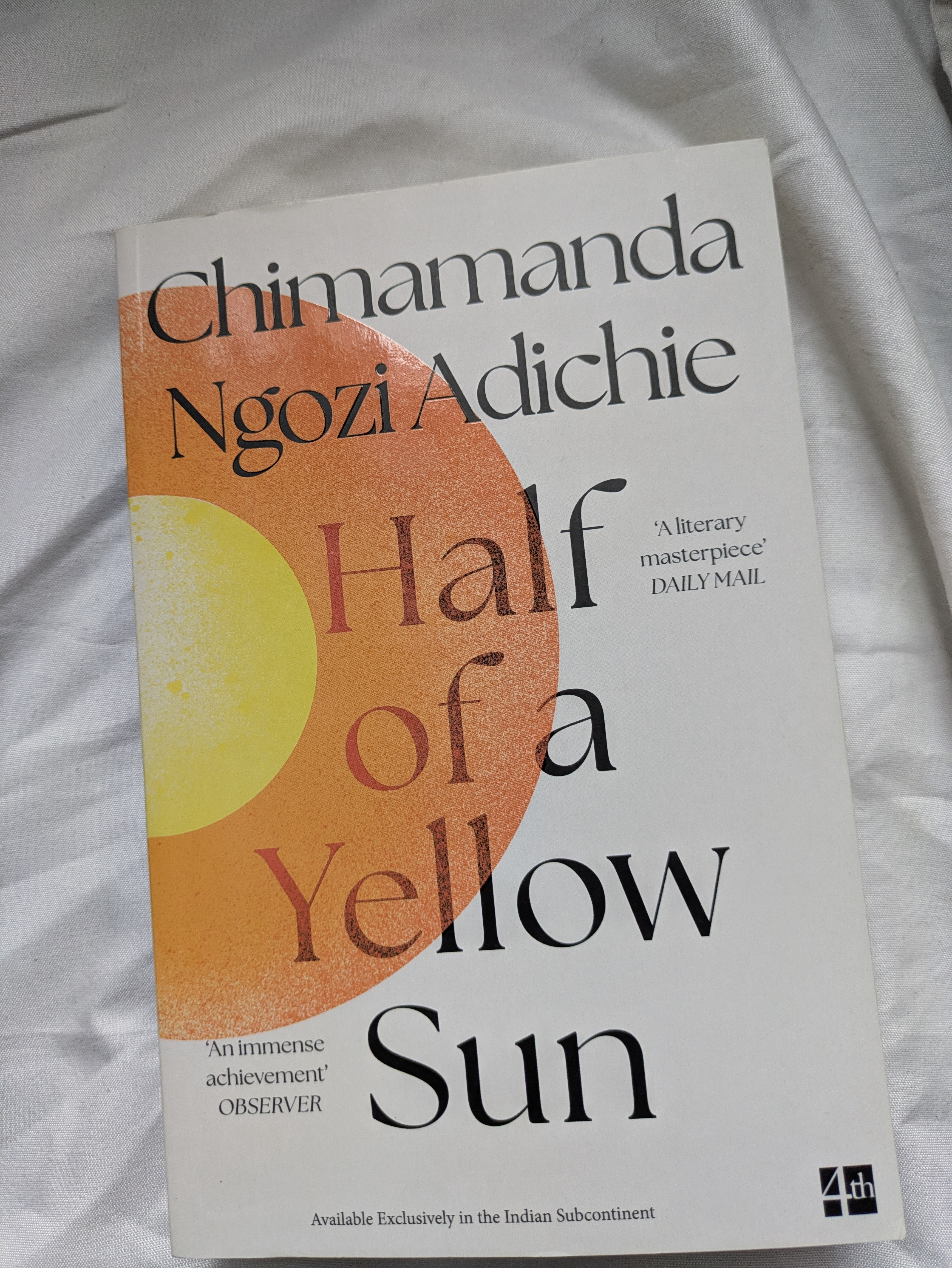 Front cover of Half of a Yellow Sun Front cover of the book