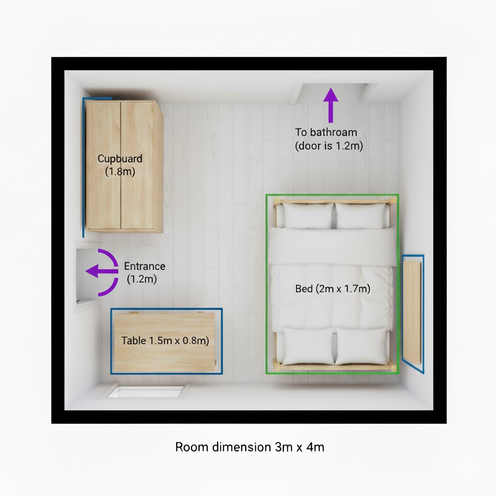 Output of minimalist room layout bird's eye-view from sketch provided to nano-banana updaed with dimensions Output of minimalist room layout bird's eye-view from sketch provided to nano-banana updaed with dimensions