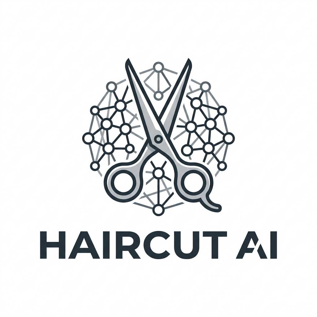 AI Barbershop Logo Design by Imagen Simulation