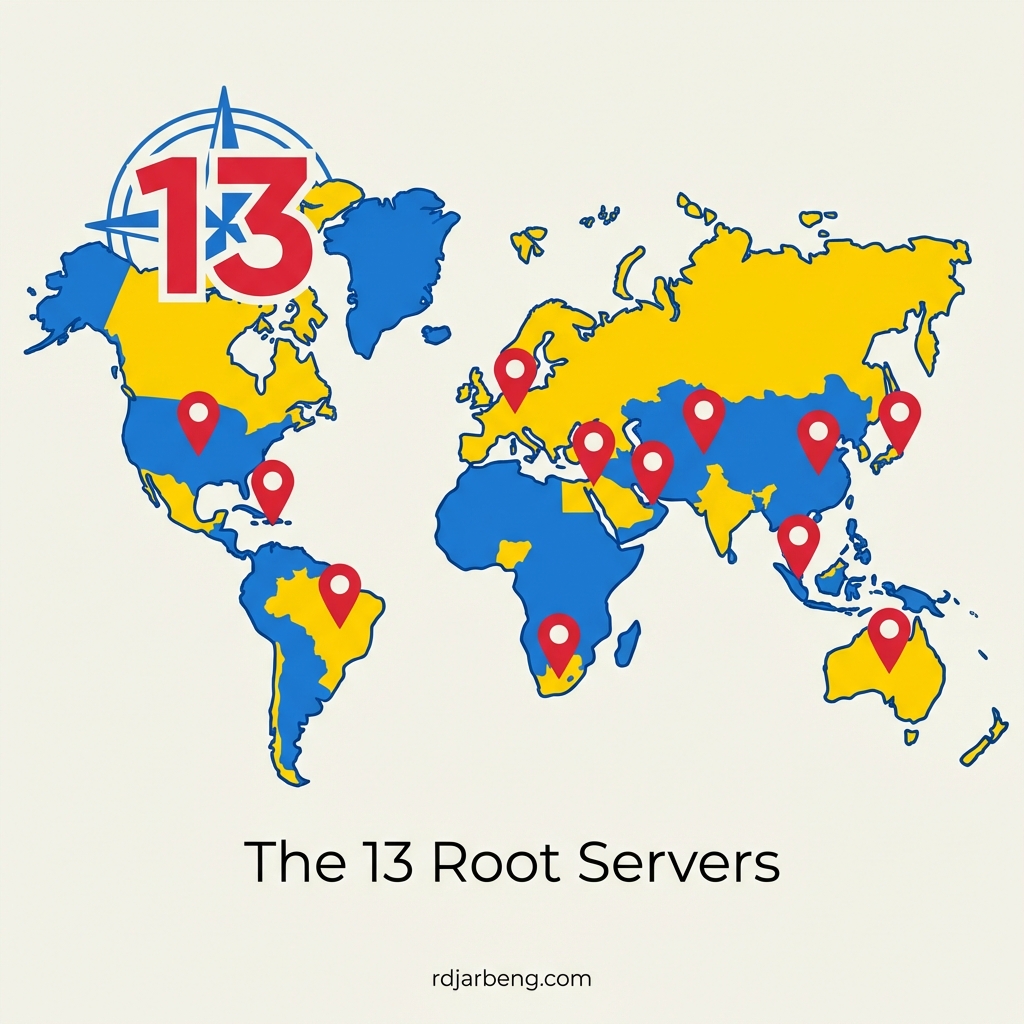 A digital illustration of the globe connected by a network of glowing nodes, highlighting the number 13.