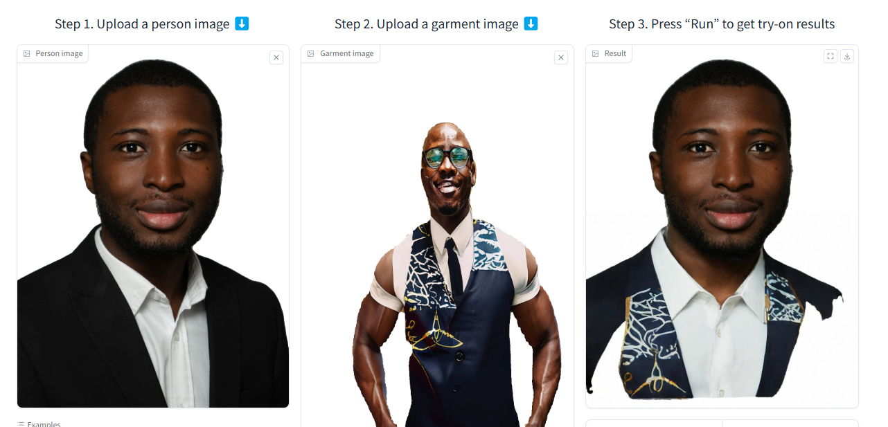 Vest swap failing for kolors virtual try-on