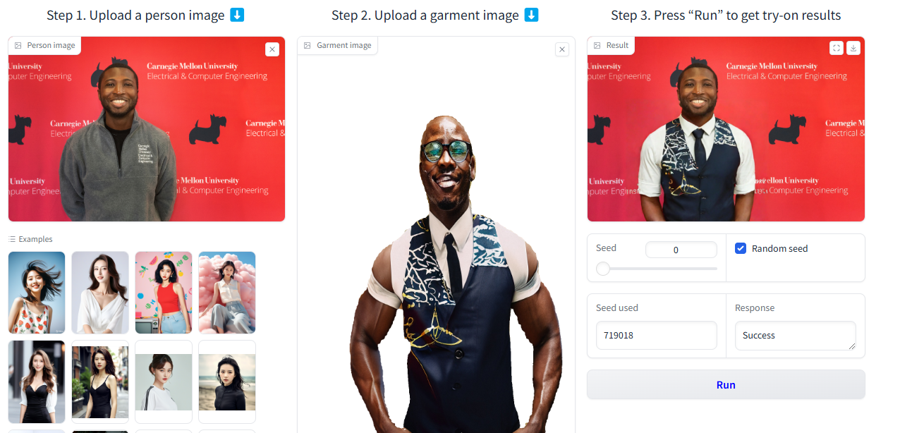 Successful muscle vest swap