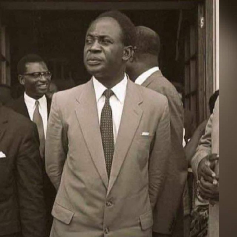 Kwame Nkrumah Looking Around Almost Disapproving