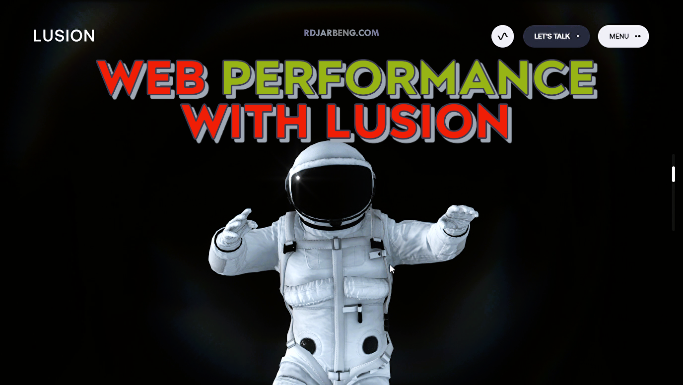 How to Check Website Performance: A Case Study on Lusion.co