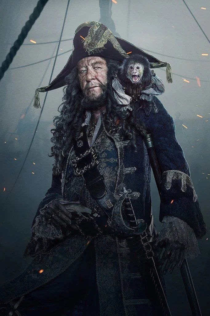 Barbossa from Pirates of the Caribbean