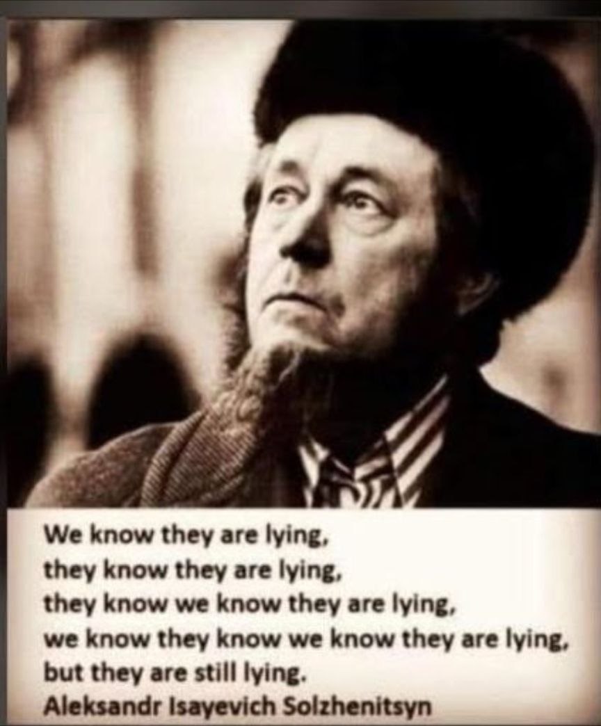 But they are still lying