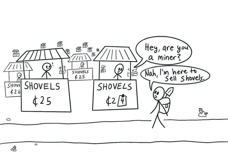 Everyone's selling shovels