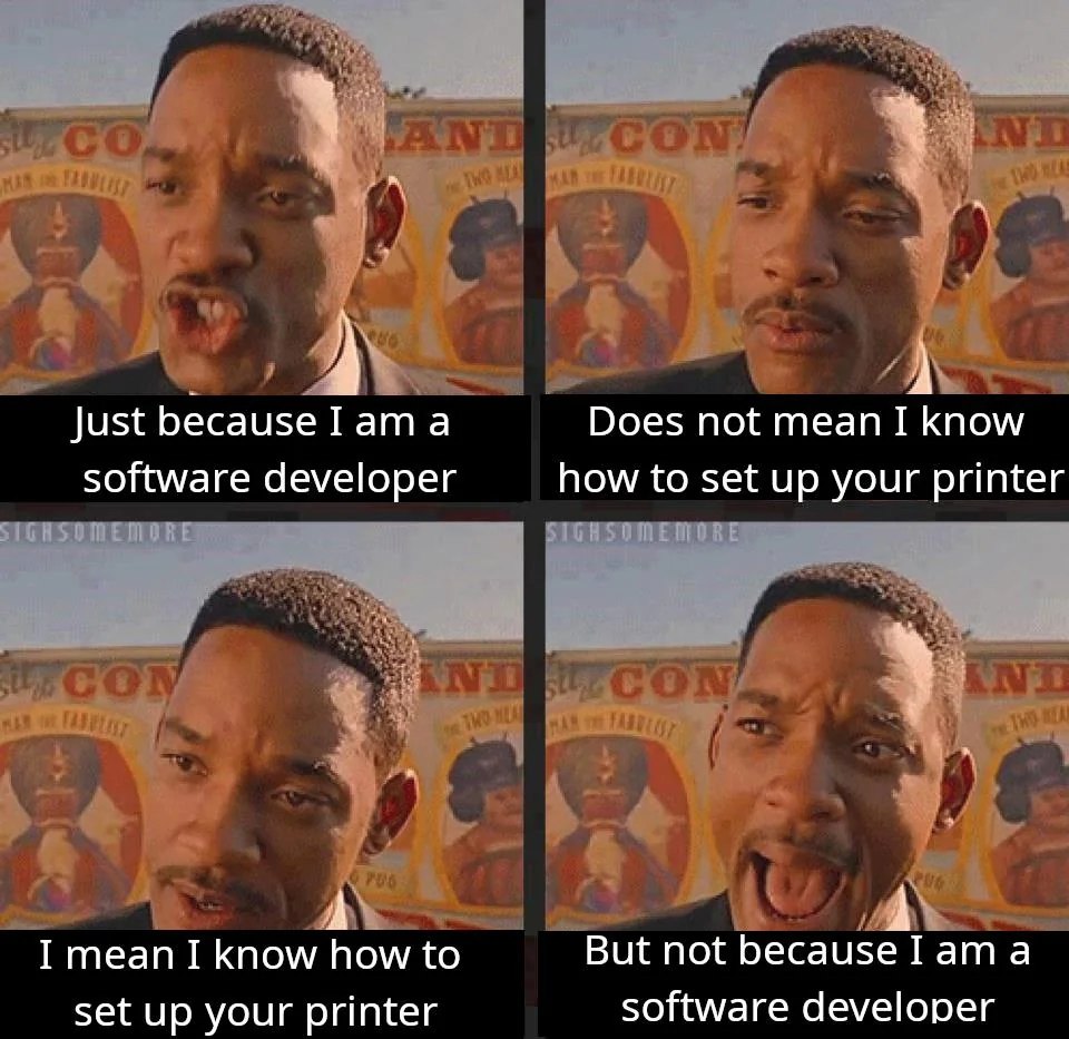 Just because I'm a software developer does not mean I know how to setu