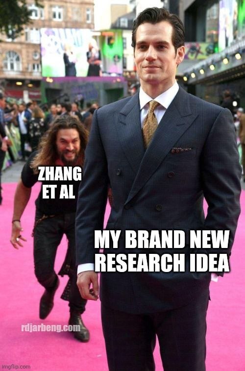 My brand new research idea vs Zhang et al
