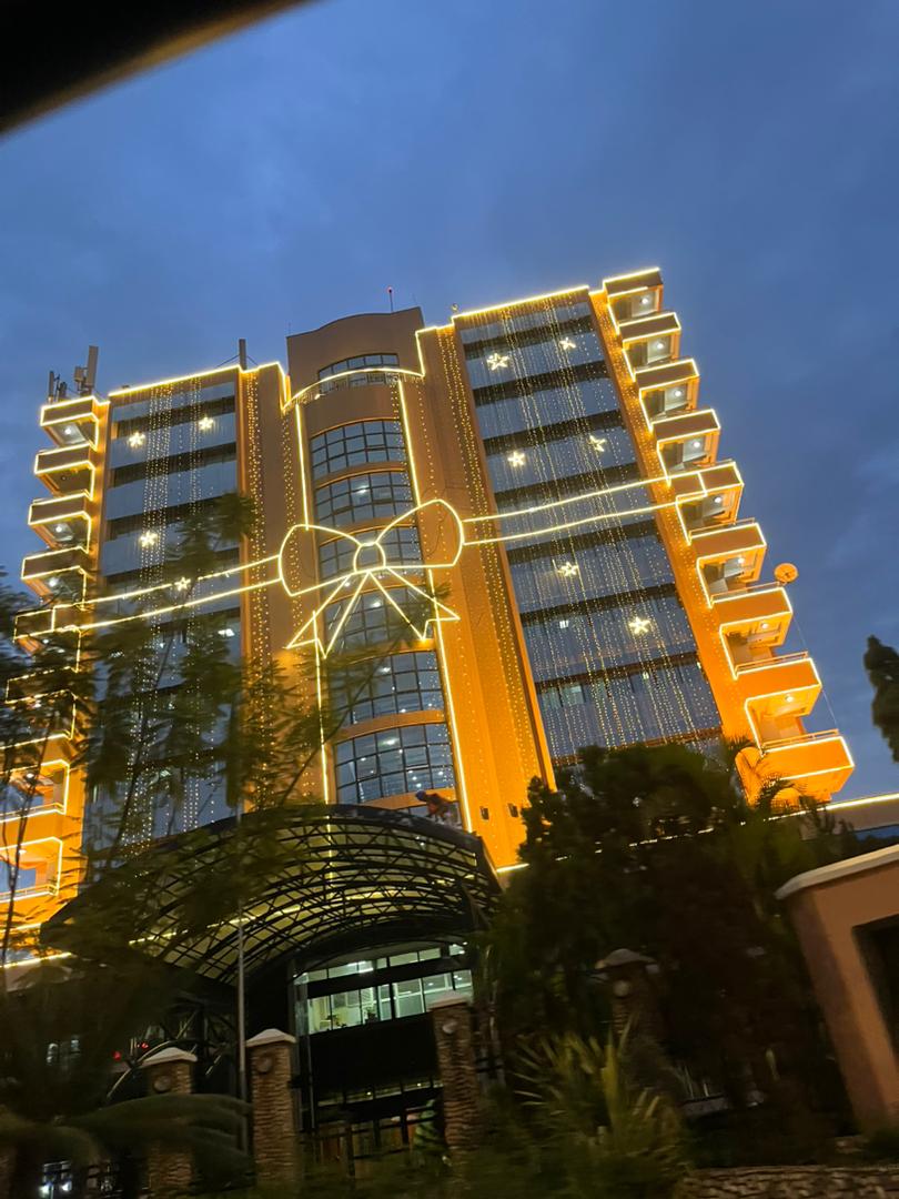 RSSB Building Christmas Lights