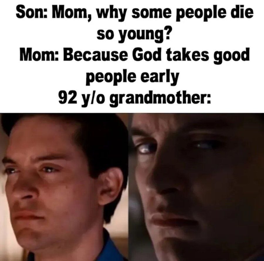 Why people die young according to Mom