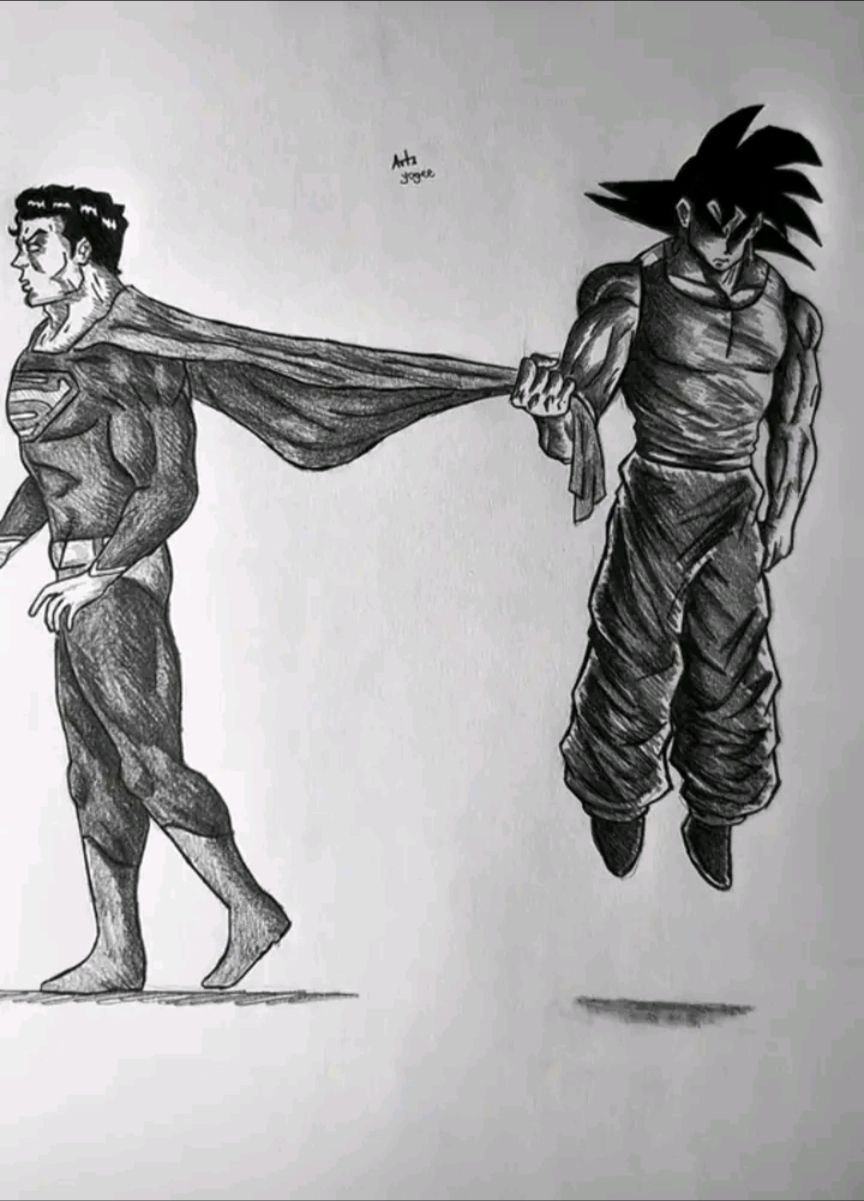 You don't Tug on Superman's cape unless you are Goku