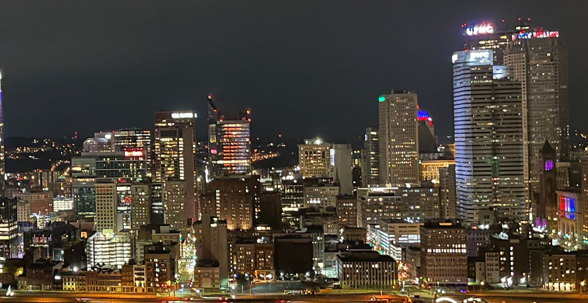 Pittsburgh skyline from incline