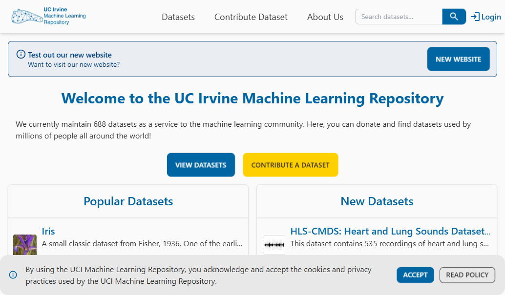 UCI Machine Learning Repository