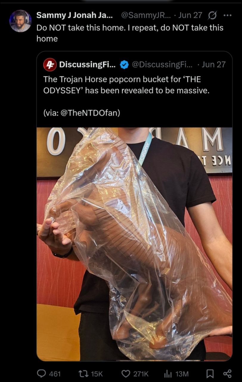 Do not take a Trojan horse home