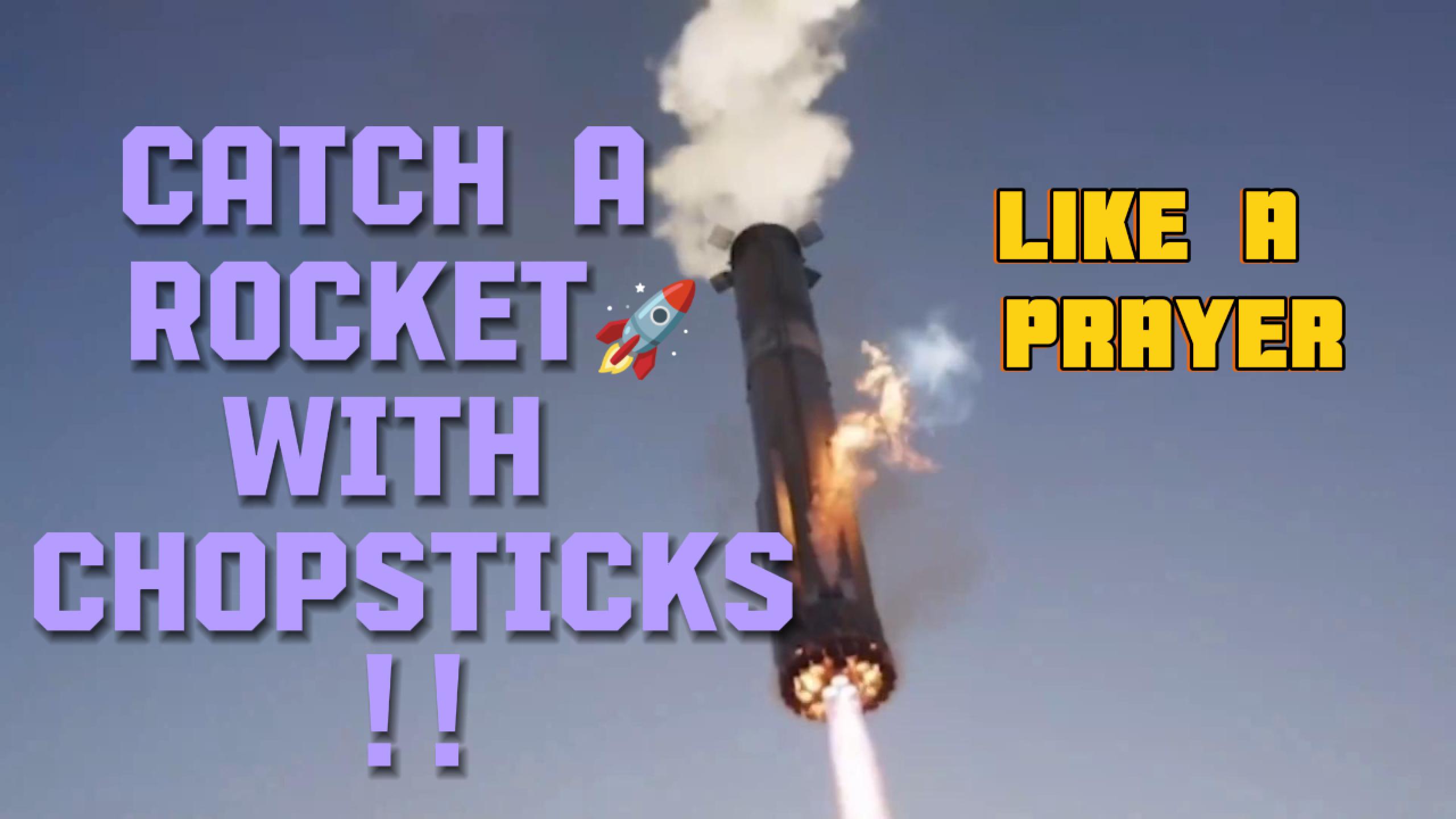 SpaceX super heavy booster launch and catch
