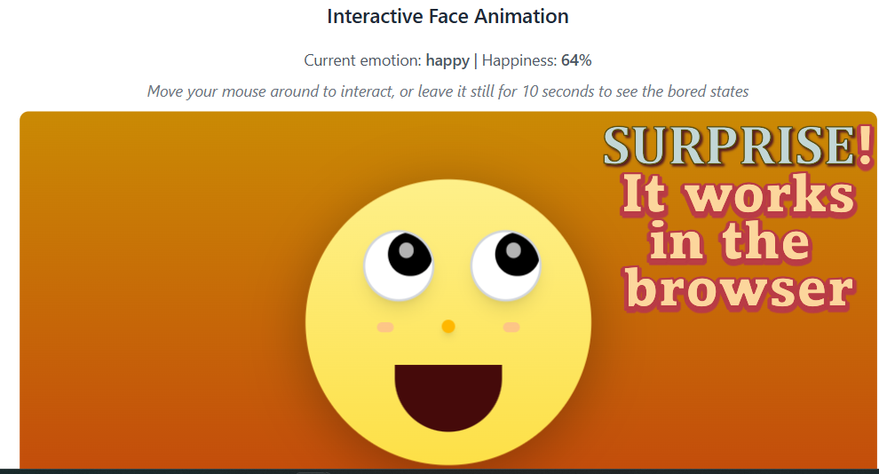 Interactive face animation