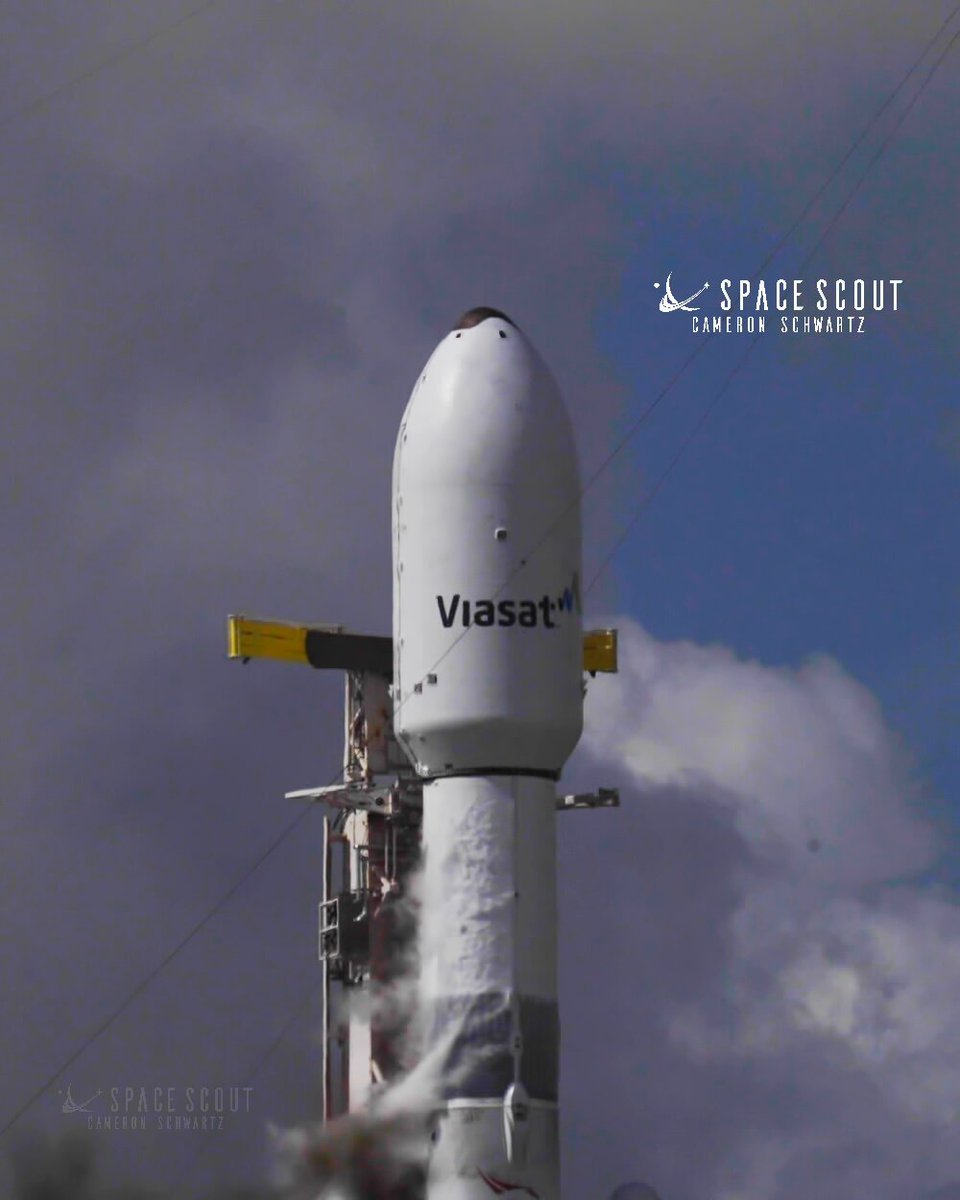 Falcon heavy rocket launch up close from 29th April, 2026 shown on twitter/X