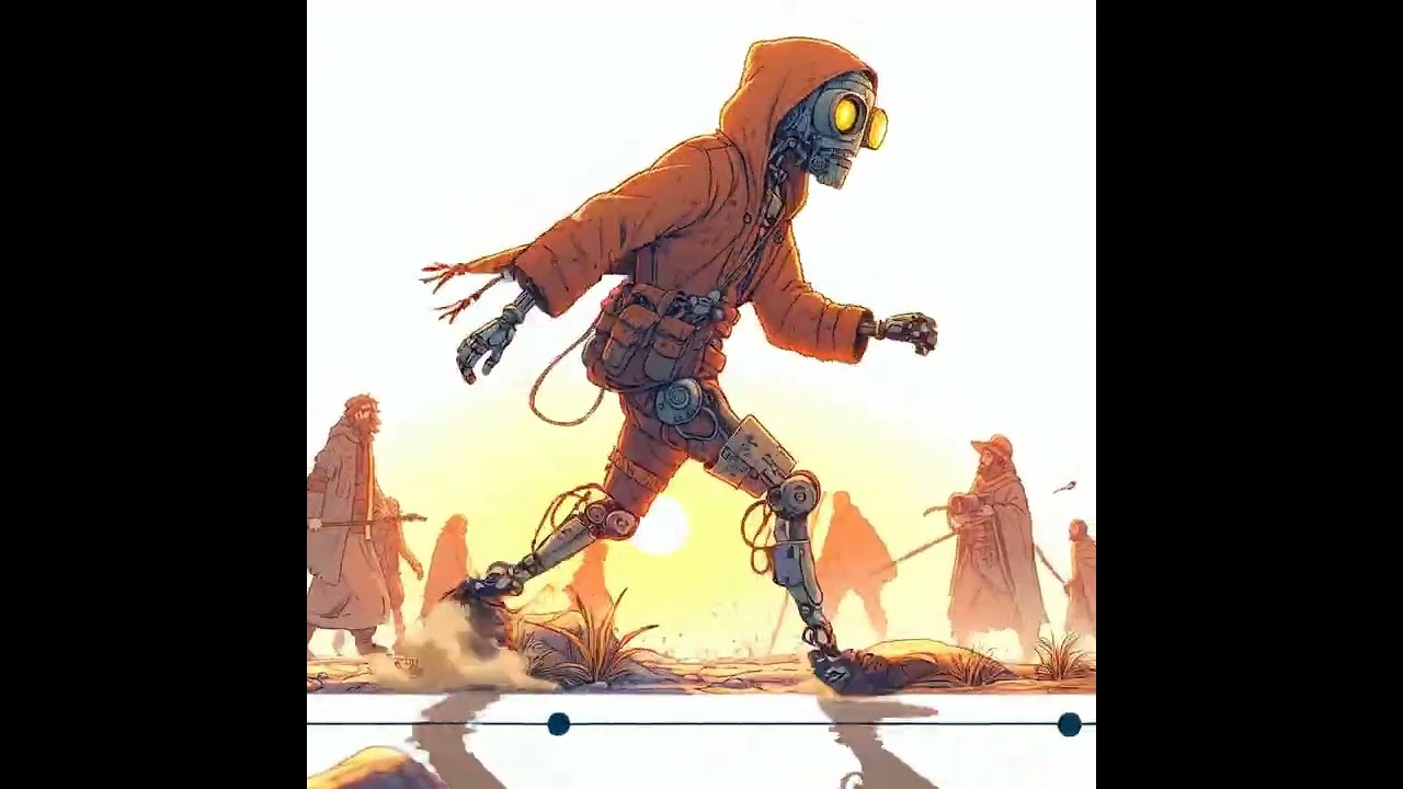 Robot walking by Grok and vercel