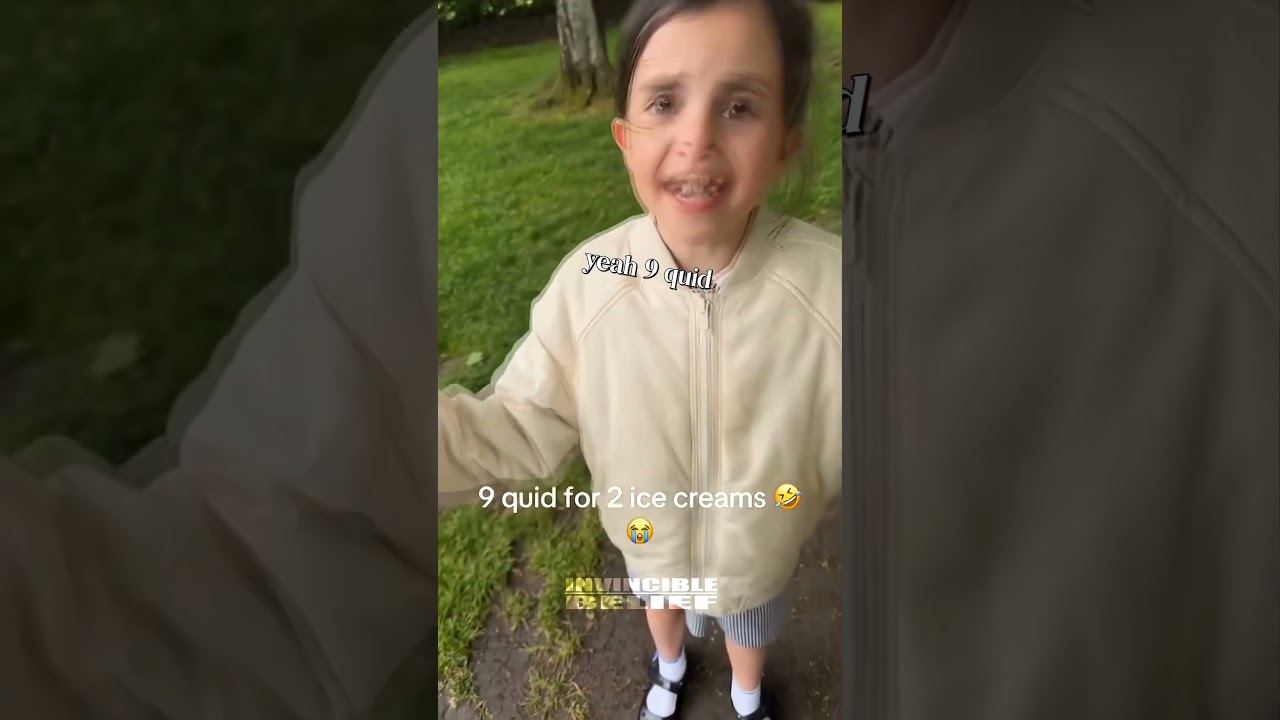 I Bet He Can Hear Me- British Little girl gets a taste of inflation and she doesn't like it