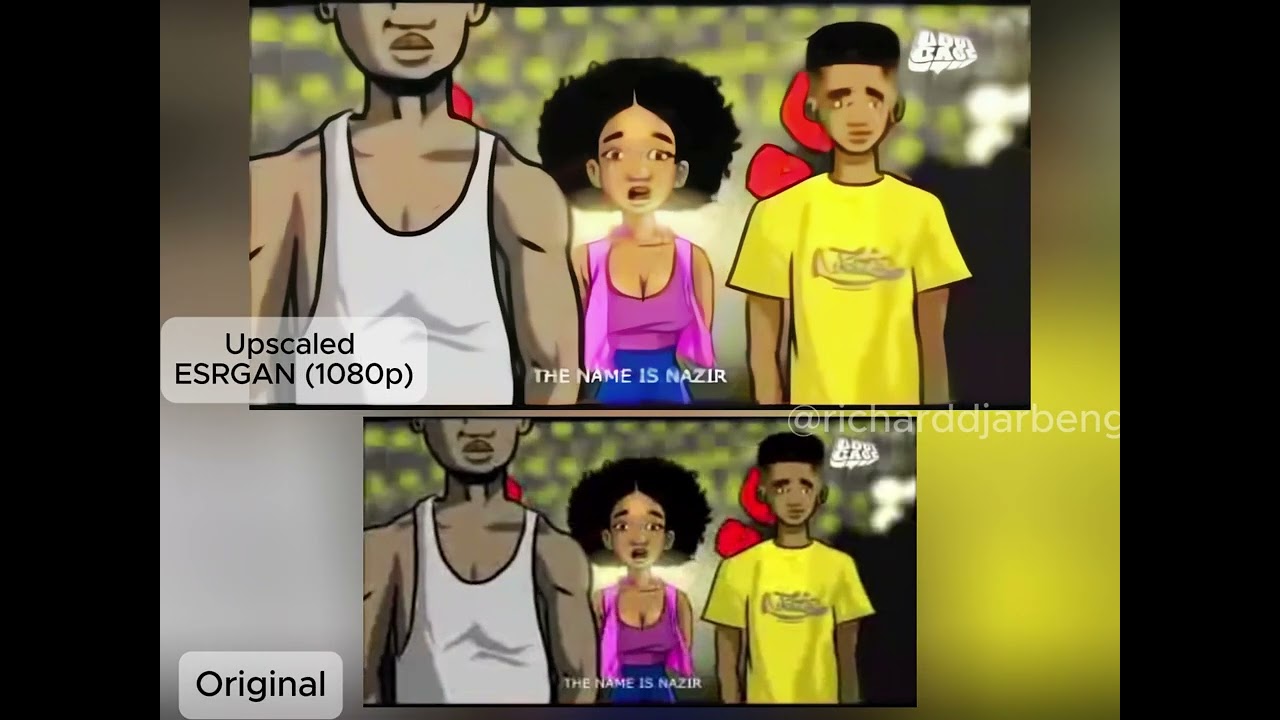 Nazir and Adjoa AI Upscale